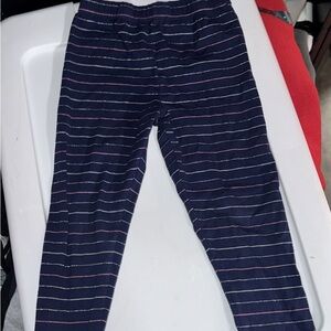 Striped Navy Leggings